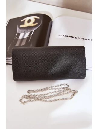 Lesklá Kabelka Na Příležitosti Klapka Černá Sastorea Lesklá Kabelka Na Příležitosti Klapka Černá Sastorea