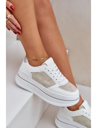 Dámské Tenisky Se Vzorem Bílé Fenarra