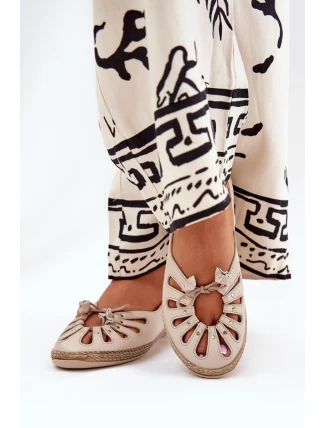 Ploché baleríny z přírodní kůže Zazoo 10179 béžové Ploché baleríny z přírodní kůže Zazoo 10179 béžové