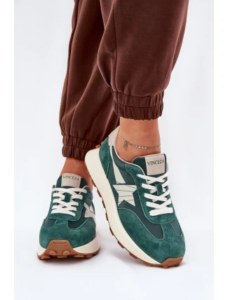 Dámské Sportovní Boty Z Semiše Na Platformě 66720 Zelené Vinceza Dámské Sportovní Boty Z Semiše Na Platformě 66720 Zelené Vinceza
