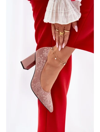 Elegantní lodičky na podpatku v růžové Vinceza 62223 růžové Elegantní lodičky na podpatku v růžové Vinceza 62223 růžové