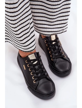 Dámské Tenisky Z Eko Kůže Big Star RR274749 Černé