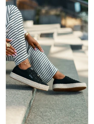 Dámské Tenisky S Pletením Lee Cooper LCW-25-44-3216 Černé