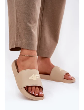 Dámské Pantofle 4F 4FRMM00FSLIF010-83S Béžové
