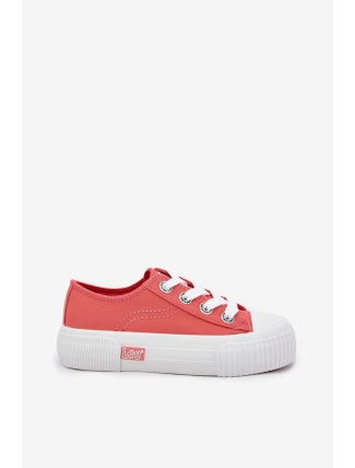 Dětské Mládežnické Tenisky LEE ISLA C LOW JR 50251058 Korálová