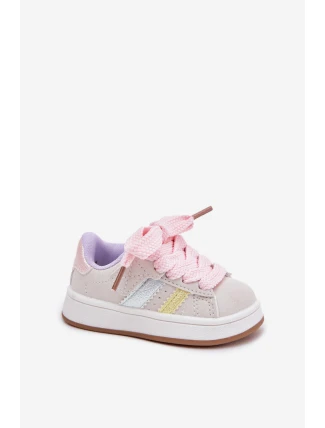 Sportovní boty dětské sneakers na suchý zip multikolor Celyna