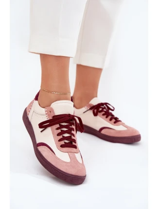 Dámské Kožené Tenisky Zazoo N1220 Béžové