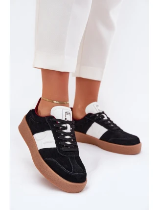 Semišové Dámské Tenisky Daniel Lopez Just Dare SS2D4021 Černé