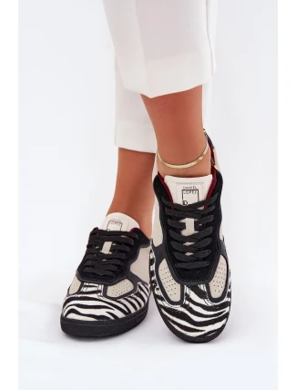 Dámské tenisky Daniel Lopez Just Dare SS2D4015 Zebra Béžové Dámské tenisky Daniel Lopez Just Dare SS2D4015 Zebra Béžové