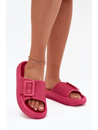 Dámské Pěnové Sandály Na Platformě S Přezkou Big Star RR274A583 Fuchsie Dámské Pěnové Sandály Na Platformě S Přezkou Big Star RR274A583 Fuchsie