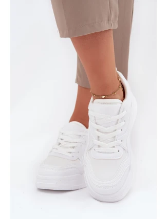 Dámské Tenisky Na Platformě Big Star SS274590 HI-POLY SYSTEM Bílé