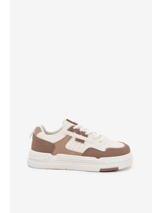 Tenisky Na Platformě Big Star OO274A151 Tmavobéžové