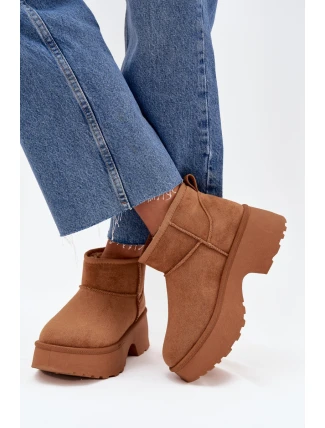 Dámské Nízké Sněhule Na Zasun S Tepelnou Podšívkou Camel Mavelle Dámské Nízké Sněhule Na Zasun S Tepelnou Podšívkou Camel Mavelle