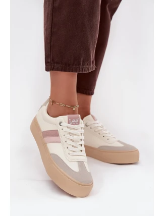 Dámské tenisky LEE AILANI WOMEN LOW 50253004.02A Vybledlá bílá