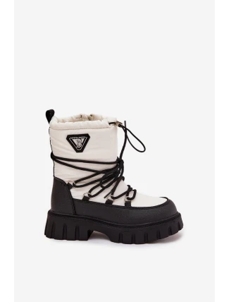 Dětské bílé sněhule Adelisse