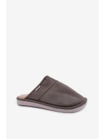 Pánské domácí pantofle tmavě šedé Selomir