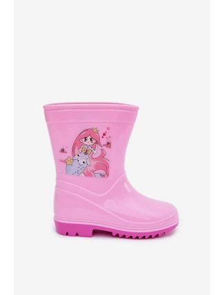 Dětské holínky růžové Esalina Dětské holínky růžové Esalina