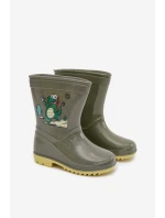 Dětské holínky tmavě zelené Esalina