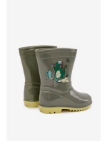 Dětské holínky tmavě zelené Esalina