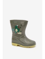 Dětské holínky tmavě zelené Esalina