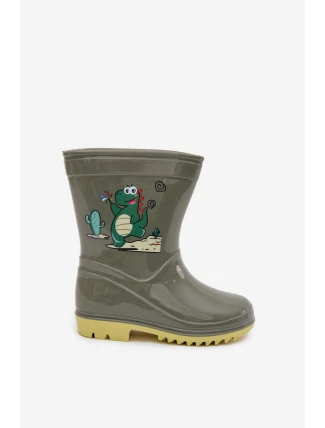 Dětské holínky tmavě zelené Esalina