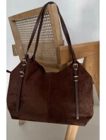 Taška Skopper z eko semiše čokoládová Sorvelle Taška Skopper z eko semiše čokoládová Sorvelle