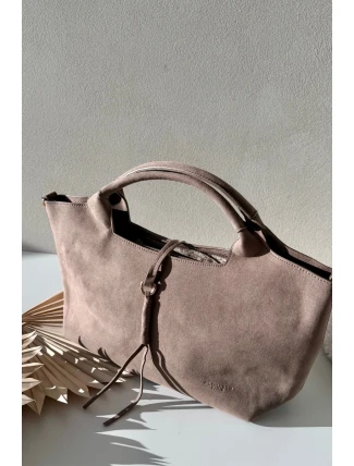 Taška z eko semiše Taupe Ivonira Taška z eko semiše Taupe Ivonira