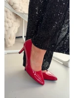 Lakované Lodičky Sergio Leone 1336 Červené Lakované Lodičky Sergio Leone 1336 Červené