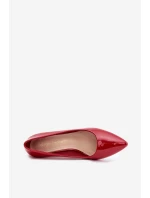 Lakované Lodičky Sergio Leone 1336 Červené Lakované Lodičky Sergio Leone 1336 Červené