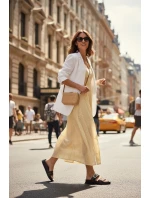 Dámské pantofle se zlatým sponou Černé Fiorisse