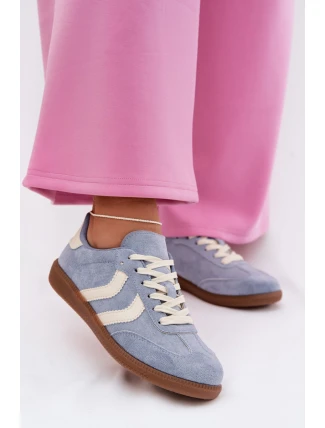 Dámské tenisky z eko semiše modré Jesavella