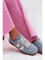 Dámské tenisky z eko semiše modré Jesavella