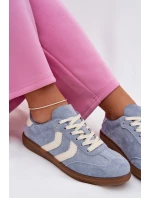 Dámské tenisky z eko semiše modré Jesavella