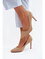 Eko Kožené Podpatky Sergio Leone 1339 Béžové