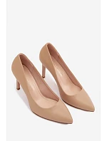 Eko Kožené Podpatky Sergio Leone 1339 Béžové