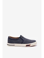 Pánské tenisky Slip On Lee Cooper LCW-26-02-4088 tmavě modré
