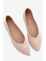Baleríny Béžové z Eko Semiše Lelisa
