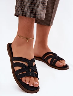 Dámské ploché sandály s pásky Calvia
