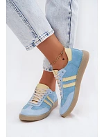 Zazoo N1068 Semišové Nízké Damské Tenisky Modré