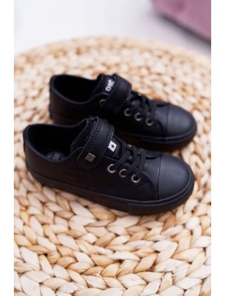 Dětské Kožené Tenisky BIG STAR EE374034 Černé