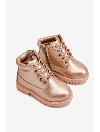 Dětské boty traperky zateplené Champagne Dexter