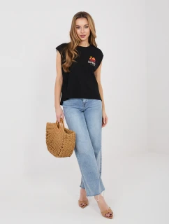 T shirt D12022M02769B czarny