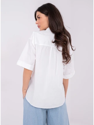 Halenka D70089M11339A bílá Halenka D70089M11339A bílá