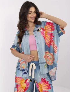 Košile DHJ KS 19007 6.86 modrá