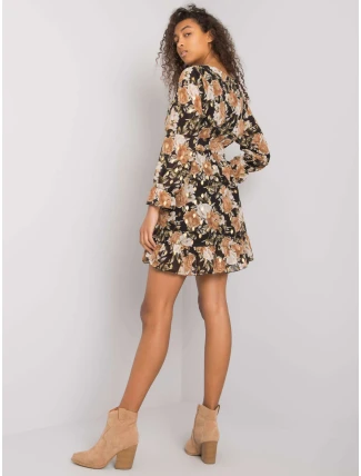 Šaty DHJ SK 12220 2.14P černá a béžová