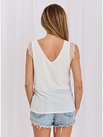 Dámský top DHJ TP 13317.25P bílá Dámský top DHJ TP 13317.25P bílá