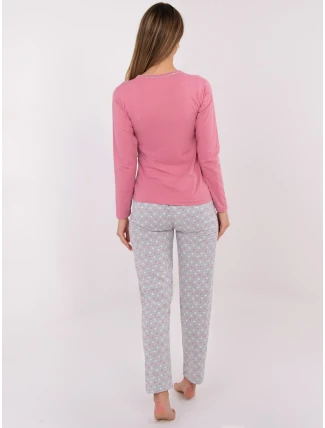 DU PI pyžamo FP 002.87 růžové DU PI pyžamo FP 002.87 růžové