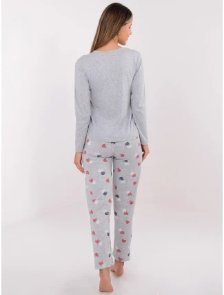 Pyžamo DU PI FP 009.84 šedé