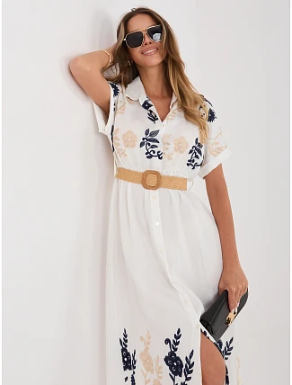 Šaty IR SK 2689 1.88 bílá a tmavě modrá Šaty IR SK 2689 1.88 bílá a tmavě modrá