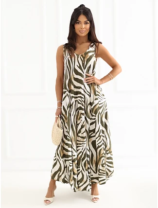 Šaty IR SK LD2569 2.80 khaki Šaty IR SK LD2569 2.80 khaki